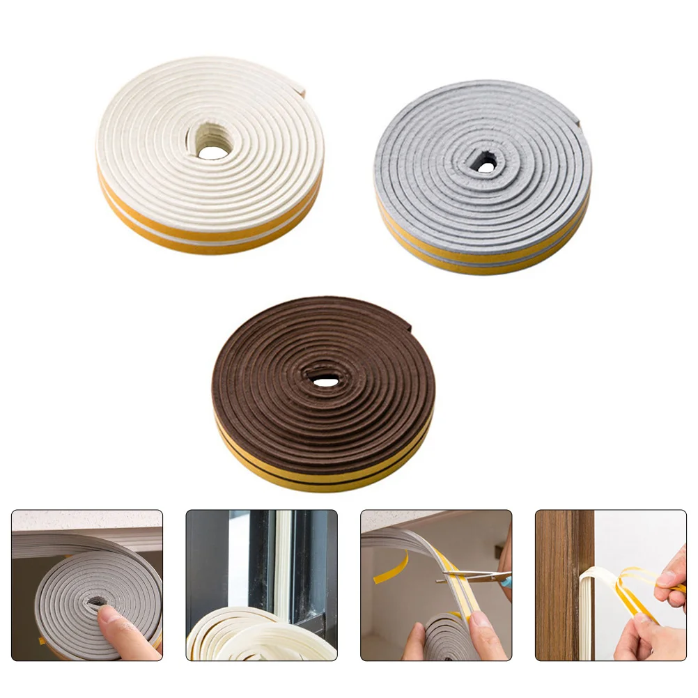 

Acoustic Seal Strips Windproof Anti-Collision Eva Tape for Windows Doors Soundproof Sealing Home Protection Sealing Strip