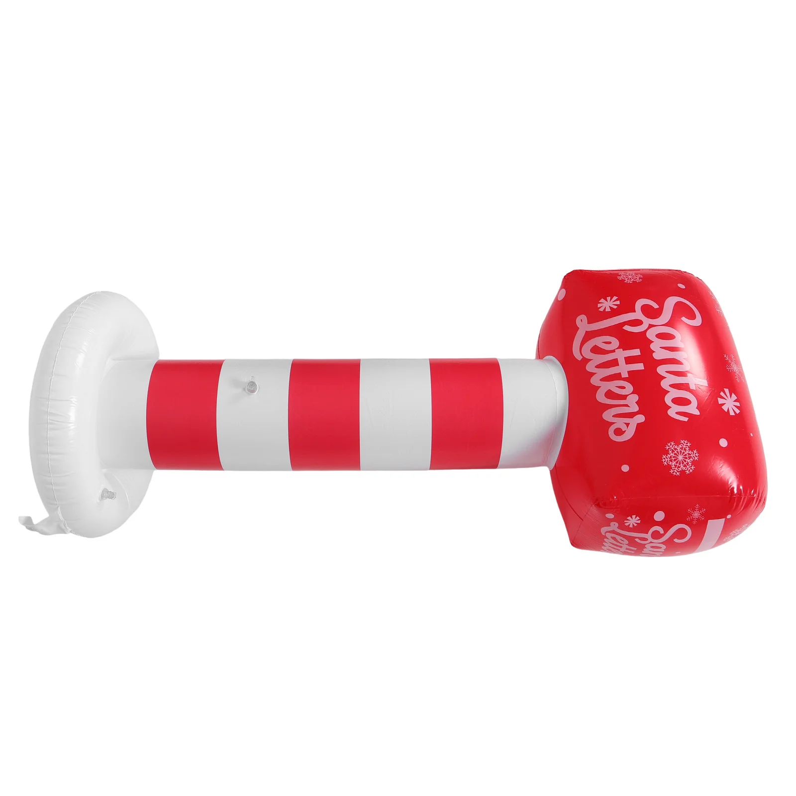 

Outdoor Christmas Inflatable Santa Mailbox 42 Inch Standing Holiday Lawn Inflatable Christmas Yard Display Festive Mailbox