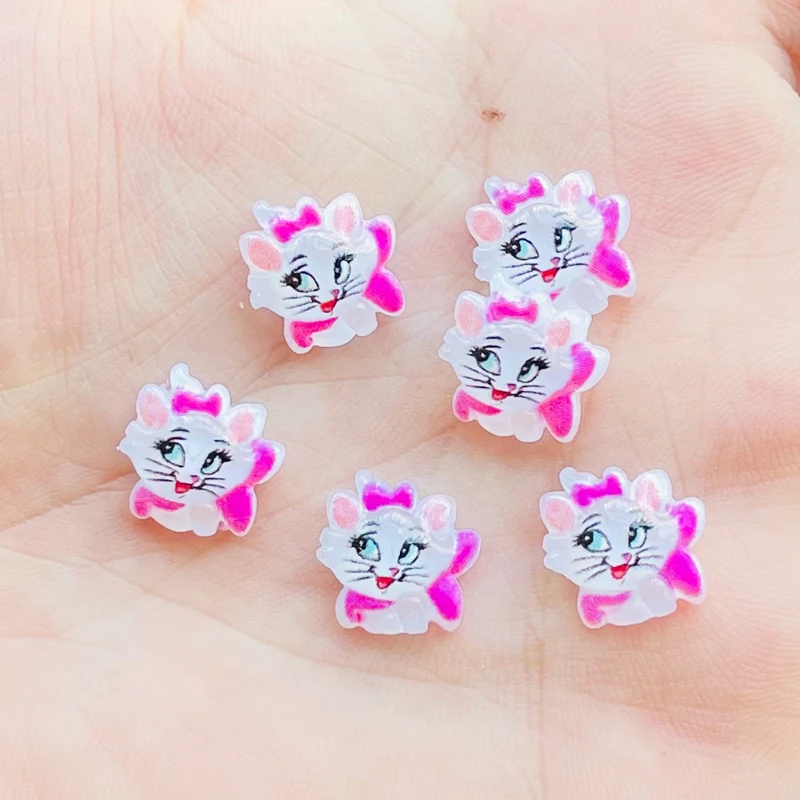 50 قطعة الراتنج المختلط الكرتون السحر الحيوان الثعلب شقة الظهر حلية صنع المجوهرات مانيكير Hairwear اكسسوارات A38 #2