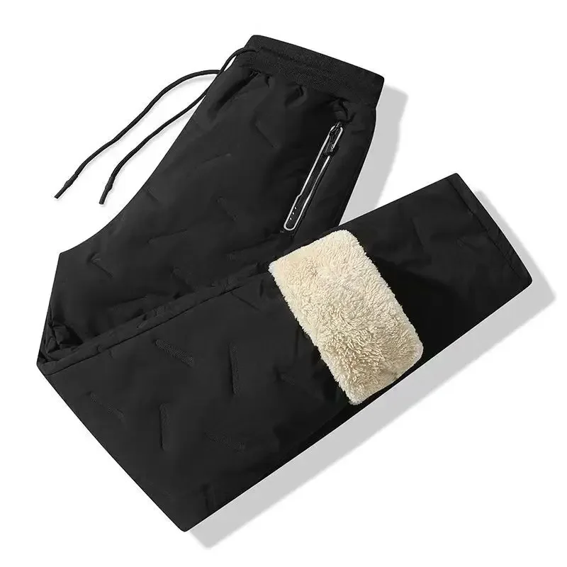 

Зимние мужские теплые хлопковые брюки, модные повседневные брюки, новинка, уличные спортивные брюки для кемпинга, мужские брюки для бега большого размера 8XL