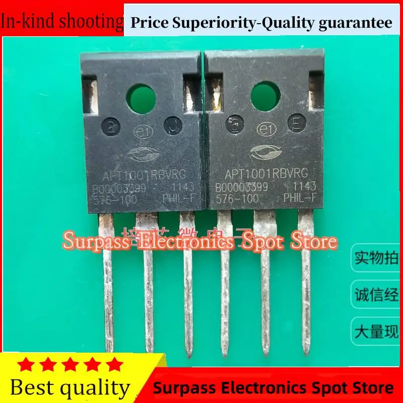 50PCS-100PCS  APT1001RBVRG  TO-247 1000V 11A 280W 1 NMOS Price Superiority-Quality guarantee