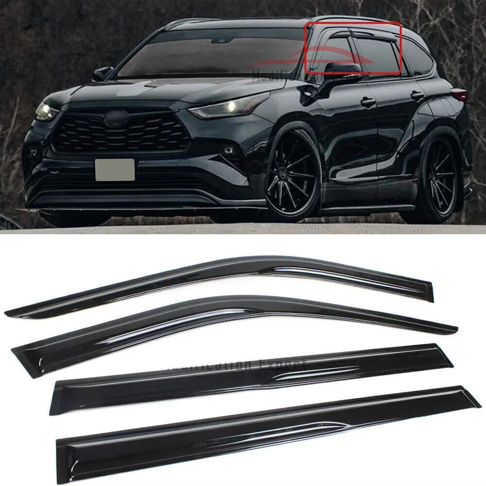 

Дефлекторы окон (ветровики) для Toyota Highlander 2008-2013 годов выпуска