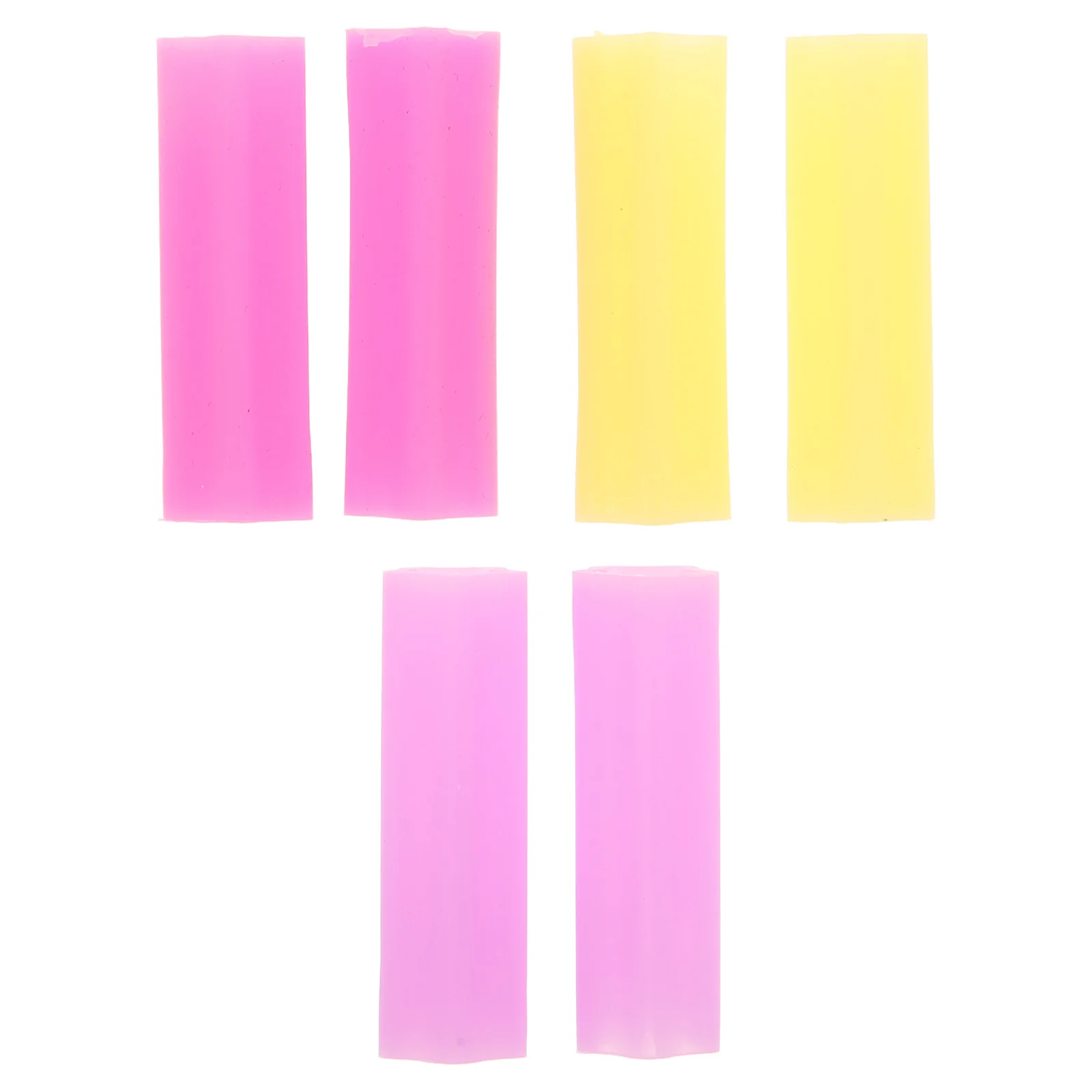 

3 Pairs Purple Pink Yellow Manicure Tool Protection Case Scissors Caps Tweezers Silicone Cover Cuticle Trimmer Sleeve Compact