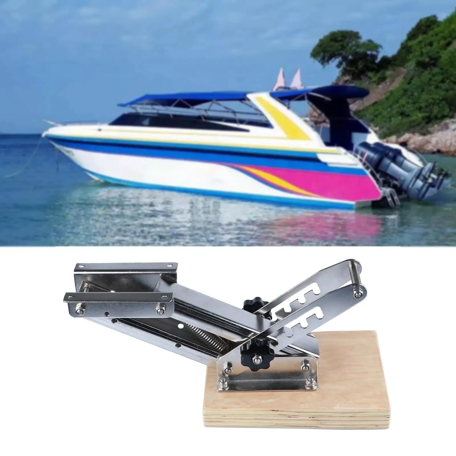 

Auxiliary Marine Motor Bracket Stainless Steel Bracket for Powerboats 20HP