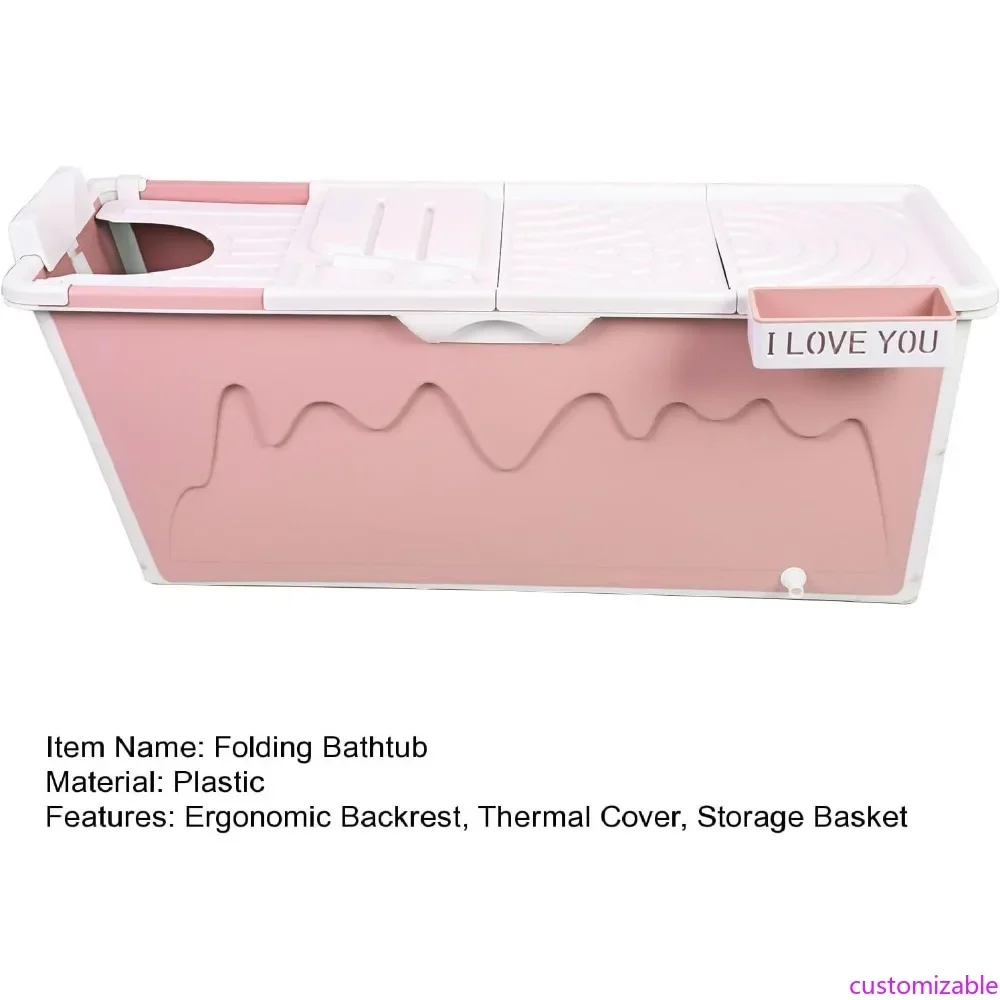 

55 Inch Family-Sized Collapsible SPA Bathtub for Portable Soaking