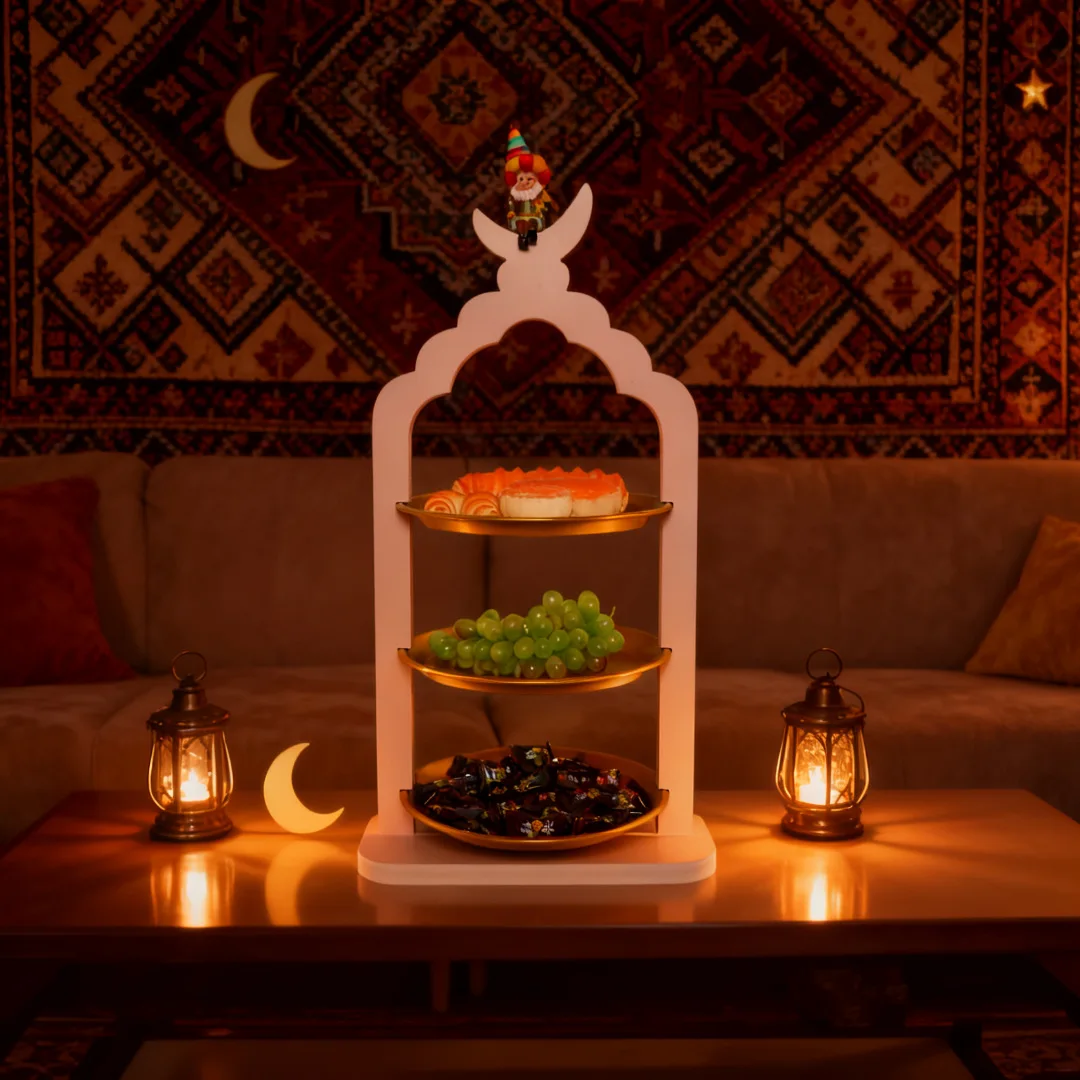 Middle Eastern Style Multi-layer Cake Rack, Dim Sum Fruit Tray, Home Decoration Can Be Changed Shape