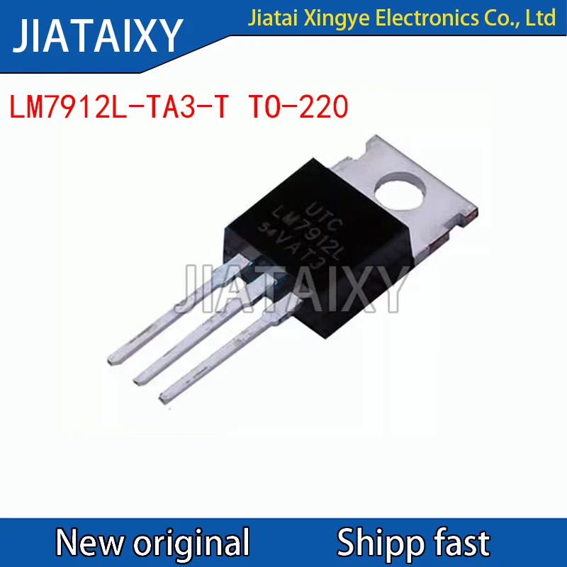 

10Pcs LM7912L-TA3-T 12V 1A Linear Regulator Chip TO-220 LM7912L