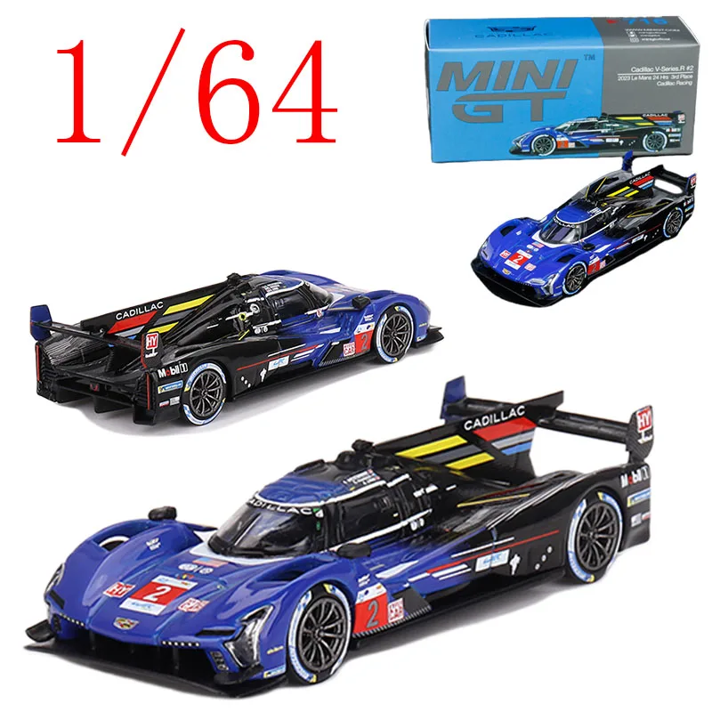 

MINI GT Diecast 1/64 Scale Cadillac Alloy Model Cars Cadillac #716 2# Play Vehicles Toys for Boys Gift Original Box