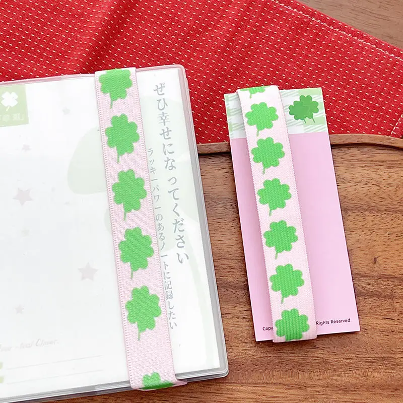 

Adjustable Notebook Straps Loose-leaf Notebook DIY Decoration Elastic Strap Cute Star Binder Strap for A7 M5 Planner Notebook