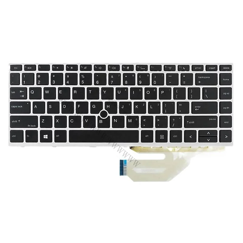 HDSecuado para HP Probook 640 G4 640 G5 645 G4 645 G5 430 G5 440 G5 445 G5 con teclado retroiluminado teclado de repuesto de diseño estadounidense