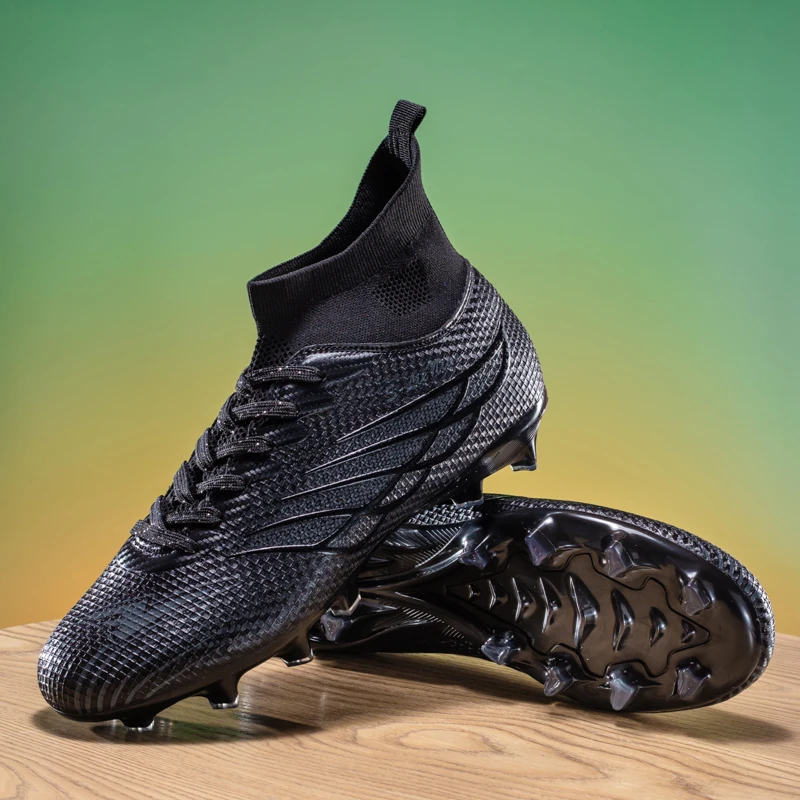 New High-Top Student Outdoor Sports Shoes Special Soccer Shoe Student Competitions Teenagers Training Football Shoes 34-46