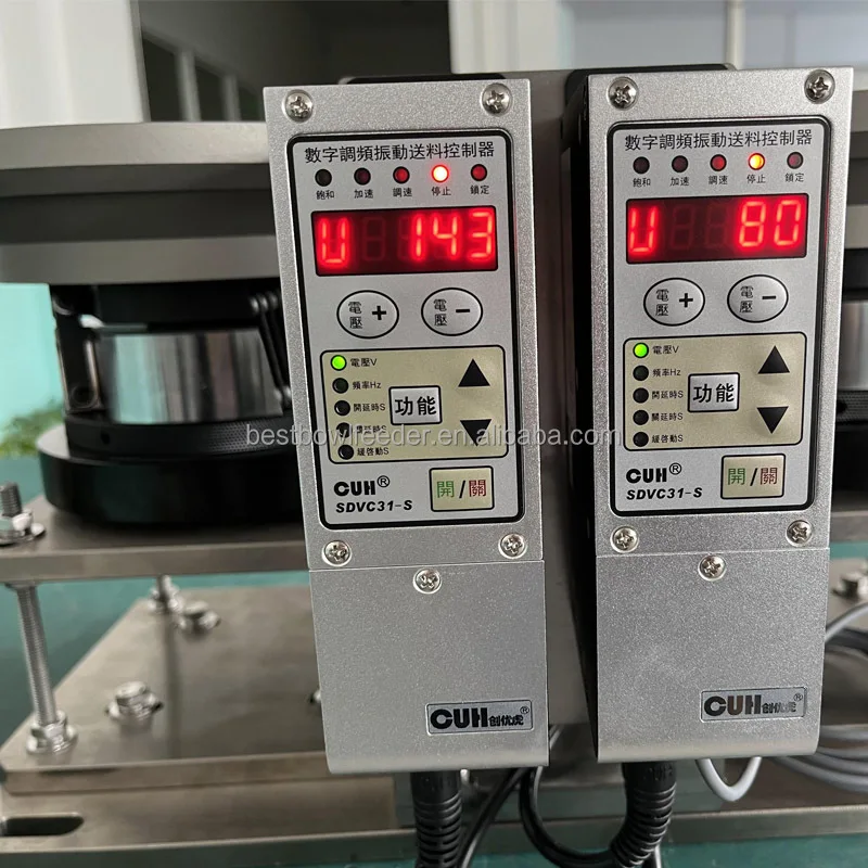 Mesin Pengumpan Mangkuk Sekrup Getaran Otomatis Tipe Getaran Orienting Multi-saluran Kelas Tinggi