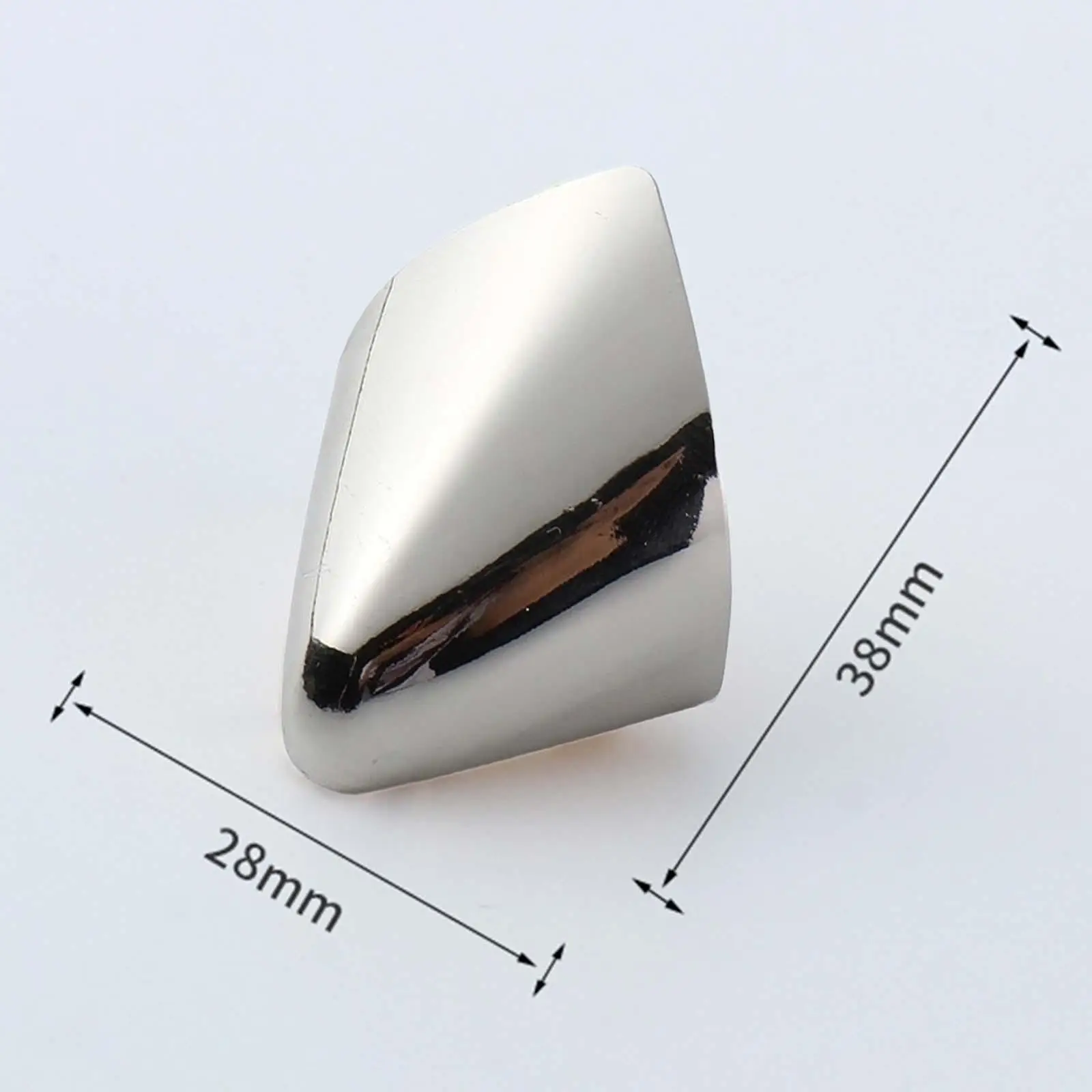 2x Metal Shoes Pointed Protector Decoration Elegant Repair Women Durable High Heels Toe Cap for Shoes Protection Shoes Tips Cap