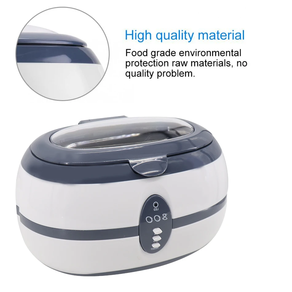 600ml Ultrasonic Cleaner Ultra Sonic Bath Cleaner Circuit Board Jewelry Watch Glasses Razor Dental Ultrasound Cleaning Machine