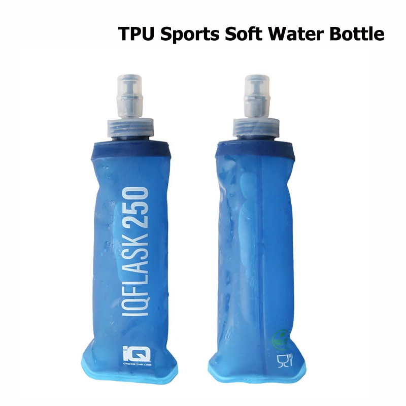 250 ML/500 ML Wasser Flasche Klapp Weiche Flasche Sport Wasser Flasche Wasser Tasche Zusammenklappbare Wasser Flasche Laufen Camping wandern