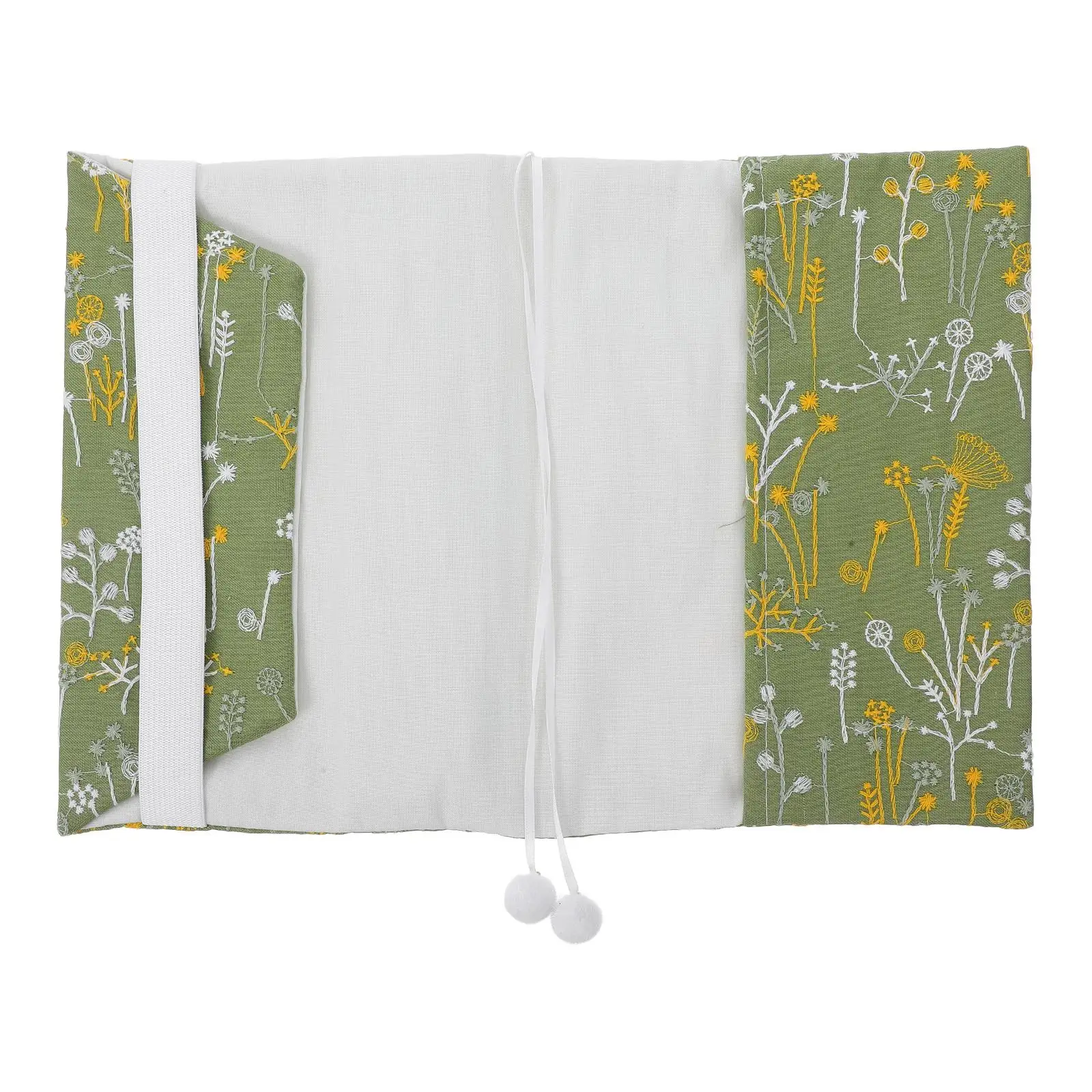 Text Book Cover Sleeve Decors Soft Notebook Protector Cloth Covers for Paperbacks