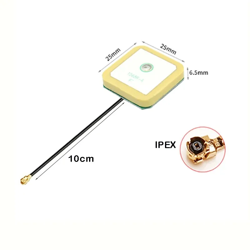 GPS BD dwuzakresowa wewnętrzna aktywna ceramiczna antena krosowa nawigacja pozycjonująca dla modułu GPS LTE GNSS 30dB wysoki wzmocnienie IPEX