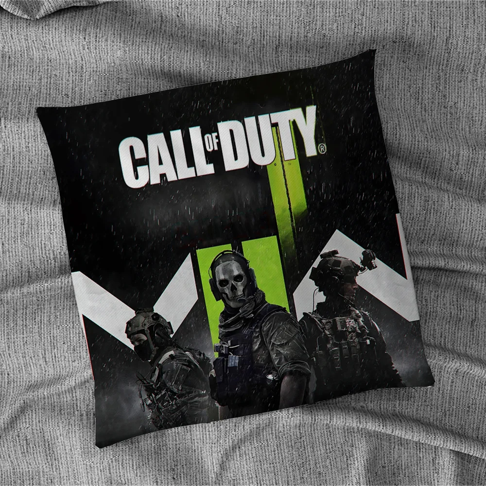 C-Call of Duty Cushion Cover 45x45 Cushions Pillowcase Decorative Pillowcases 40x40 Pillow Hugs Lounge Chairs Short Plush Covers