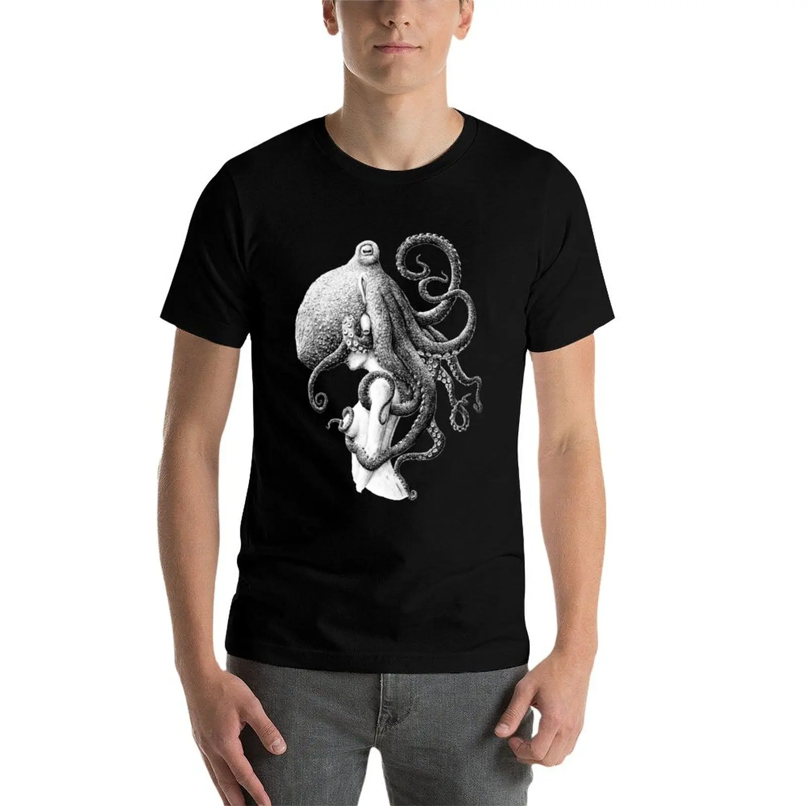 

octopus hairdo T-Shirt t shirts with prints t shirt man luxury man t shirt luxury T-Shirt