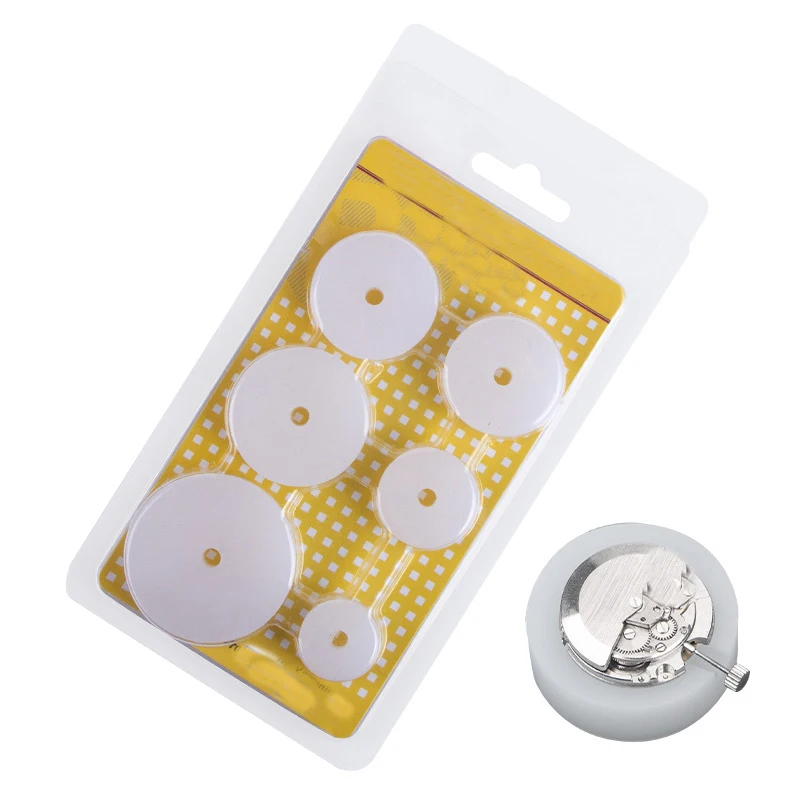 Rubber Watch Movement Cushion Watch Movement Protection Pad 20mm - 43mm 6 Sizes Wear Resistant For Watches Repair Tool