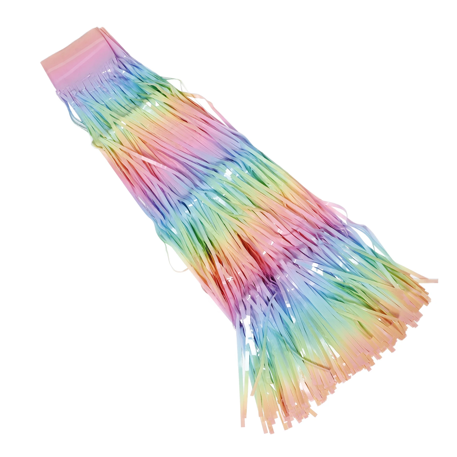 

Macaron Carnival Decorative Plastic Fringe Tassel Tinsel Large Size For Parties Weddings Halloween Birthday Festival Disposable