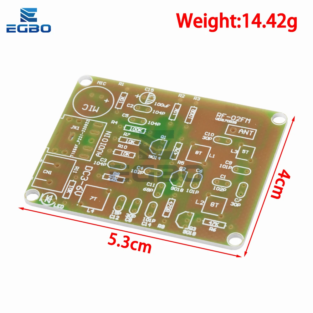 1~5PCS 88-108MHz FM Frequency Modulation Wireless Microphone Module DIY Kits Transmitter Board Parts DC FM Transmitter Module