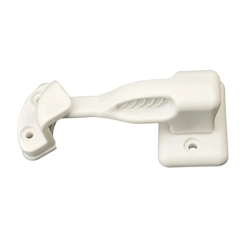 Retainer, White Plastic Holder Baggage Door Catch Latches Car Campers Trailer