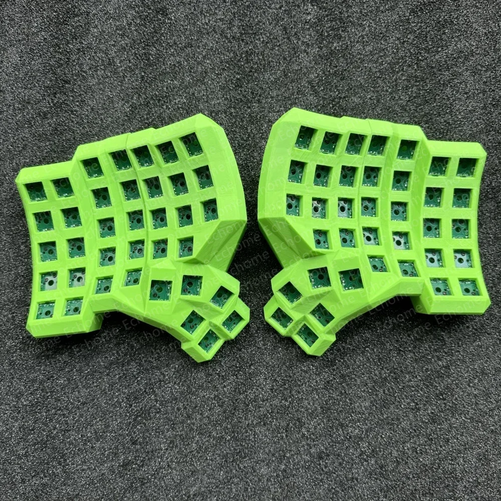 

Комплект разделенной клавиатуры Dactyl Manuform, изготовленная на заказ проводная 4x6/5x6/6x7, разделенная механическая клавиатура с возможностью горячей замены, изогнутая игровая клавиатура Teclado