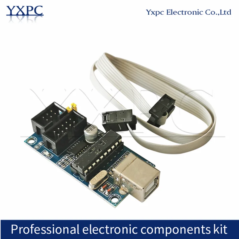 ATTINY2313A USBTiny USBtinyISP AVR ISP programmer bootloader Meag2560 uno r3 6pin Programming Cable