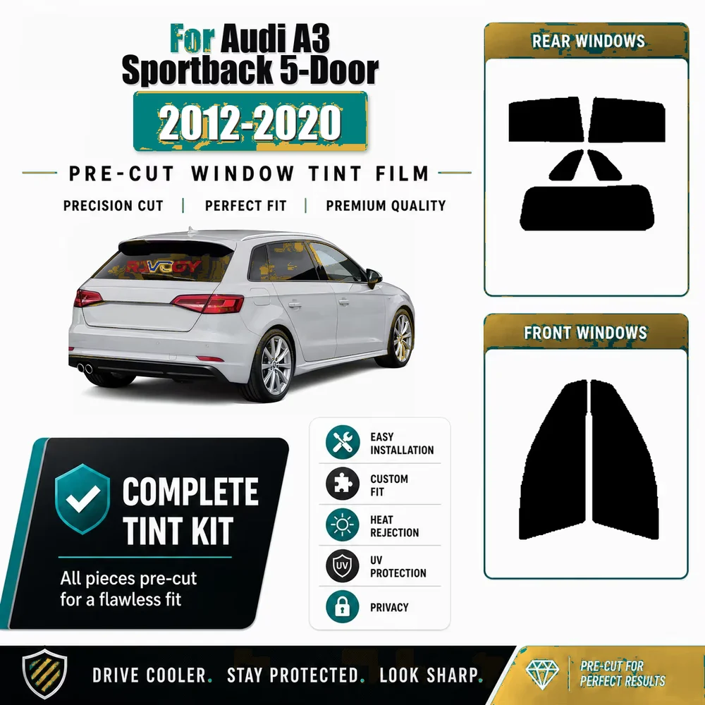premium-precut-window-tint-kit-front-rear-windows-rear-windshield-for-audi-a3-sportback-5-door-2012-2020-nano-ceramic-film