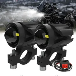 Motorcycle Explore LED Fog Lamp Spotlights Headlight 12V 24V Driving Lights for BMW Yamaha Suzuki Hero Italika Jawa Accessories