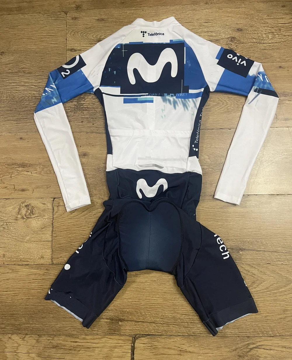 LASER CUT Skinsuit 2025 MOVISTARful TEAM Bodysuit LONG SLEEVE Cycling Jersey Bike Clothing Maillot Ropa Ciclismo