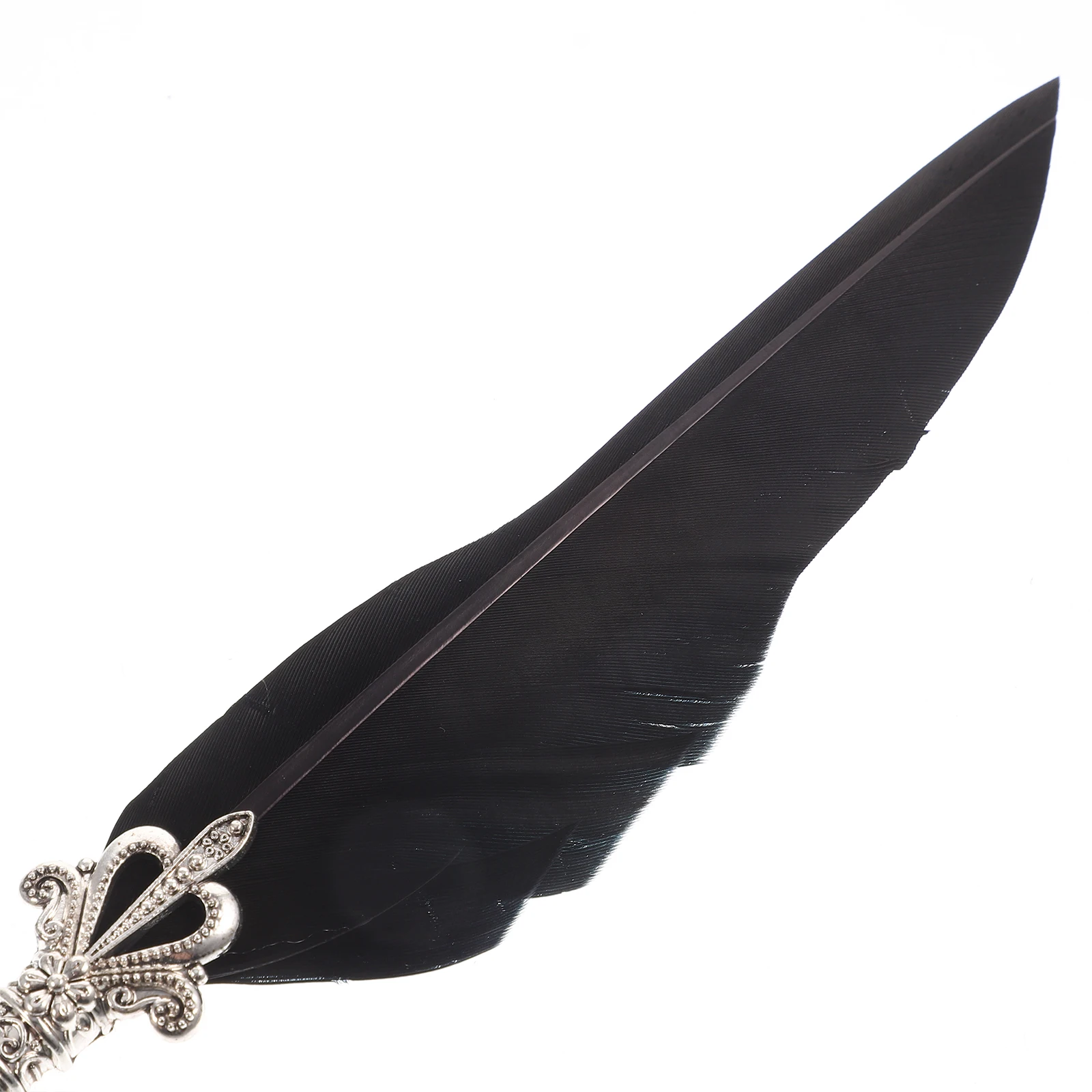 

Pen Calligraphy Brush Pens Quills Fountain Ink Vintage Signing Dip Wooden Office