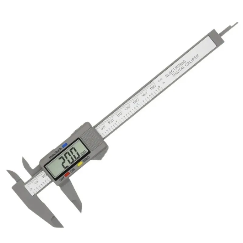 LCD Display 150mm Electronic Digital Caliper Vernier Calipers Gauge Micrometer with Storage Box for Mechanical Component Measure