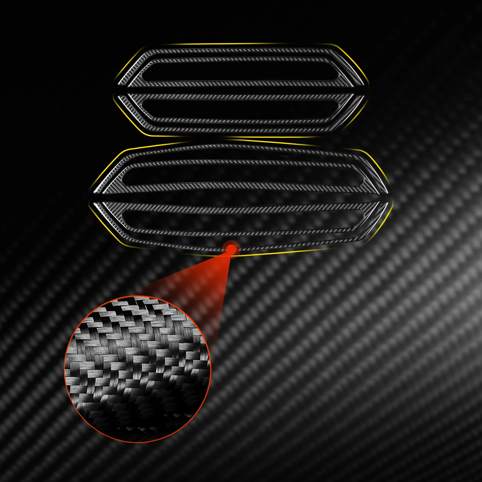 

Real Carbon Fiber Car Accessories Door Sill Set Decorative Exterior Cover Soft Sticker For BMW 5 Series i5 G60/G68 BEV 2024 2025