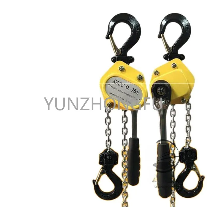 Portable Manual Lever Block Lifting Hand-cranked Gourd 0.25/0.5 Ton 1.5/3Meter Mini Hand Chain Hoist Hook Mount Capacity Lift