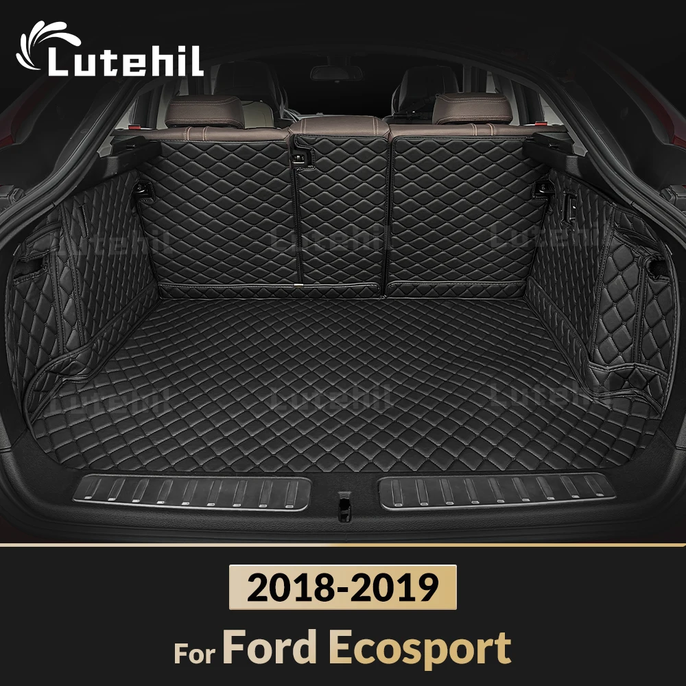 

Для Ford Ecosport 2018 2019, авто полное покрытие, коврик для багажника Lutehil, чехол для багажника автомобиля, подкладка для багажника, аксессуары для интерьера