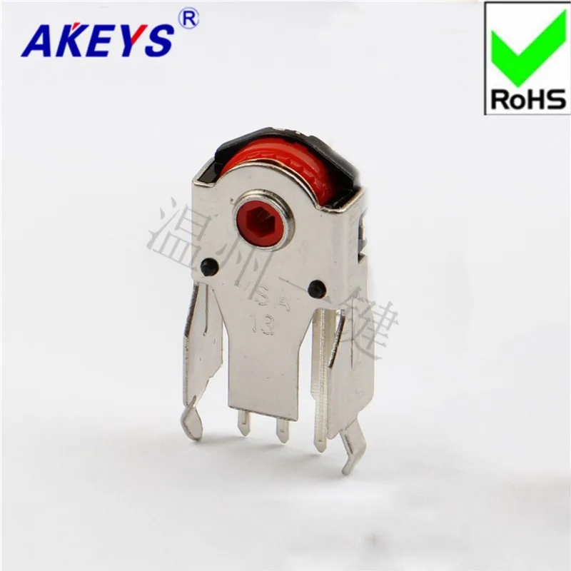 10 PCS Red BM-YSA Large Hole 13H Mouse Encoder Accessories 13mm Roller Decoder Rolling Switch