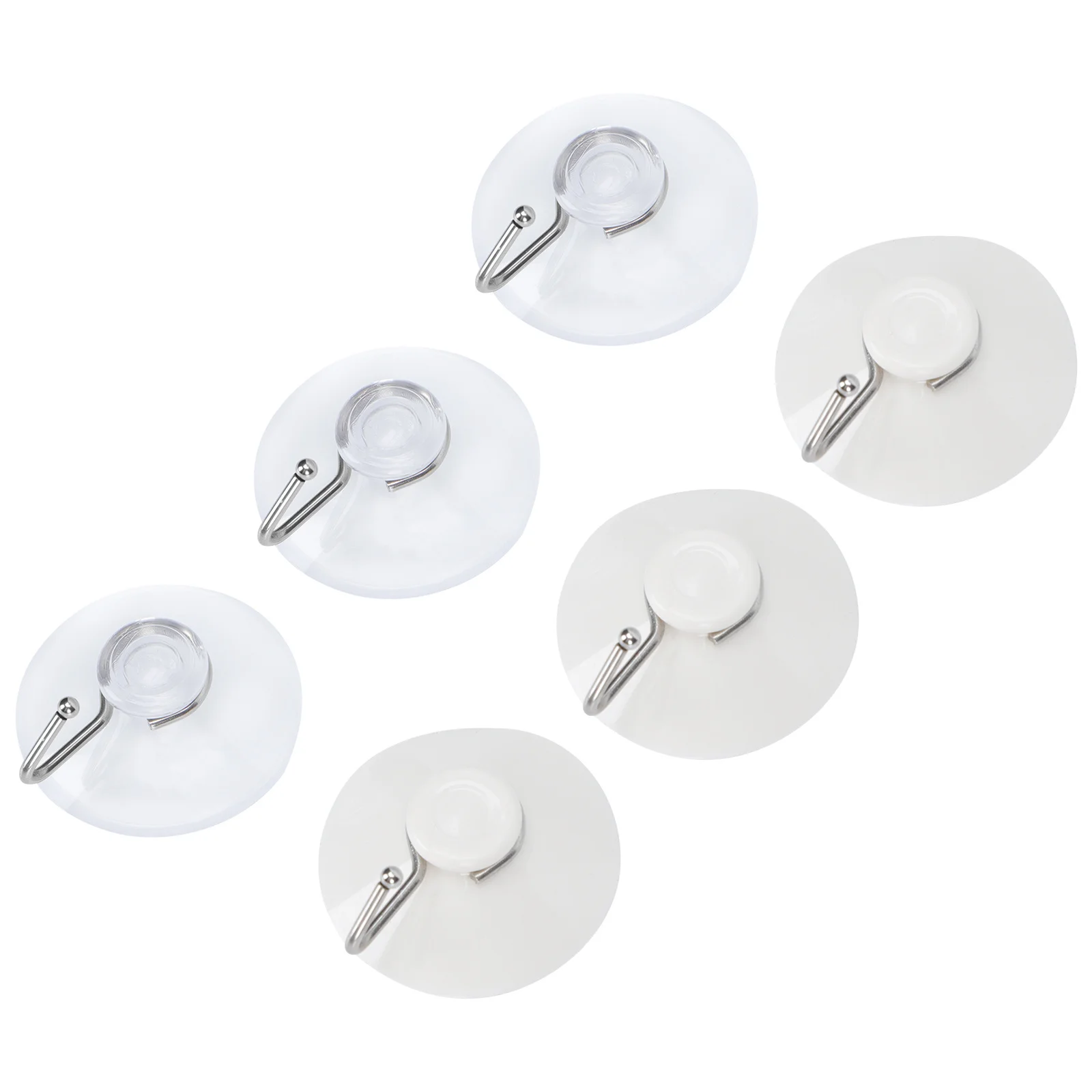 

16Pcs Suction Cup Hooks Powerful Transparent Strong Adhesive Wall Hanger Waterproof Storage Hooks for Bathroom Kitchen Home