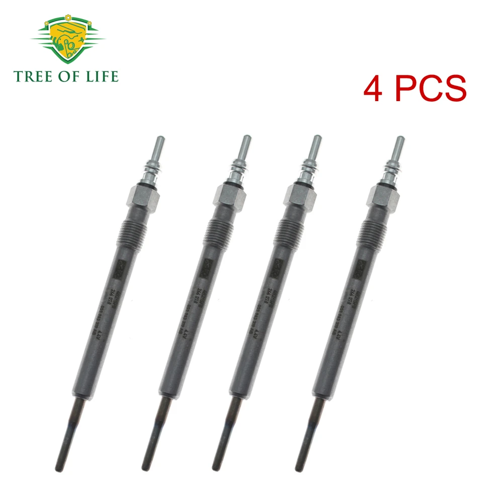 

4x Glow Plug 4.4V For SEAT ALHAMBRA ALTEA EXEO IBIZA LEON SKODA OCTAVIA RAPID SUPERB ROOMSTER 03L963319 059963319M 059963319J