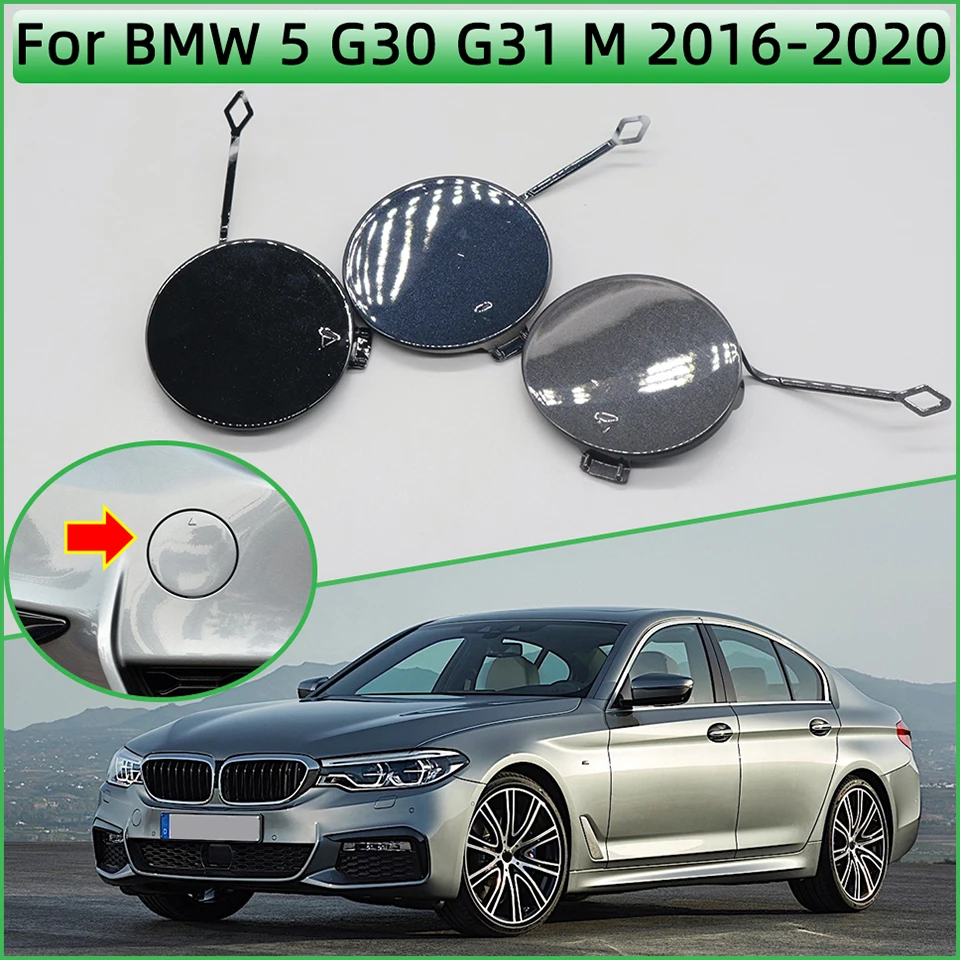

Front Rear Bumper Tow Hook Cover Cap Shell For 2016 2017 2018 2019 2020 BMW 5 G30 G31 LCI M 51118069068 51128064713
