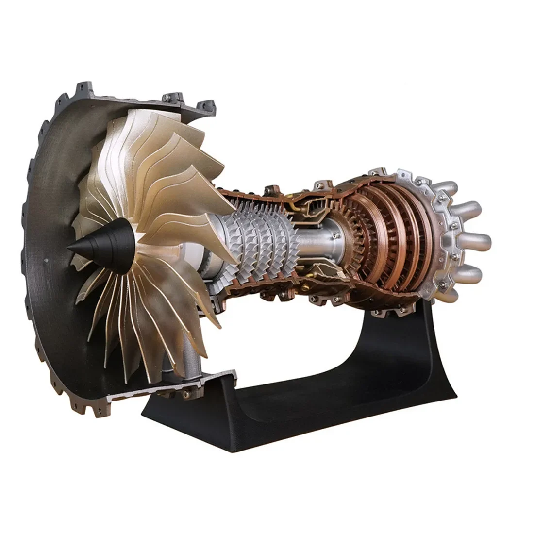 

Diy Luchtvaart Turbofan Motor Assembly Model Vliegtuig Motor Assemble Verplaatsbaar Model Speelgoed Plastic STEM Toy