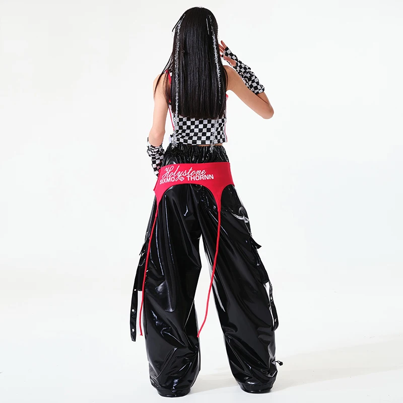 Kind Ballroom Dance Kleidung Für Mädchen Gruppe Jazz Dance Kostüm Kpop Outfit Kinder Kühlen Hip Hop Kleidung Straße Tragen SL13231