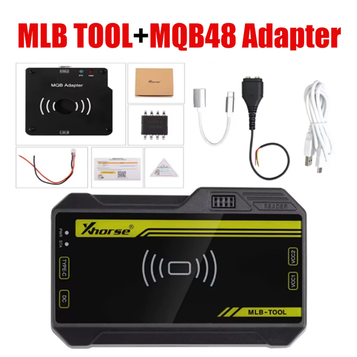 Xhorse MLB Tool XDMLB0 Key Programmer For VW For Audi MQB Work with XDMQBAGL MQB48 Adapters and XDMLBPGL Adapter