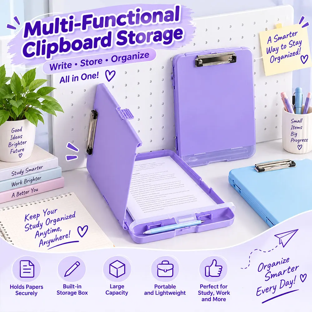 estojo-portatil-para-guardar-pranchetas-de-polipropileno-com-clipe-de-metal-suporte-para-caneta-integrado-e-grande-capacidade-para-guardar-documentos-notas-ideal-para-uso-escolar-e-no-escritorio