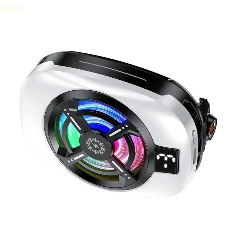 Y8AD Smartphone Radiators With 3 Speed Adjustment Quiet Motor Low Noise Rapid Cooling