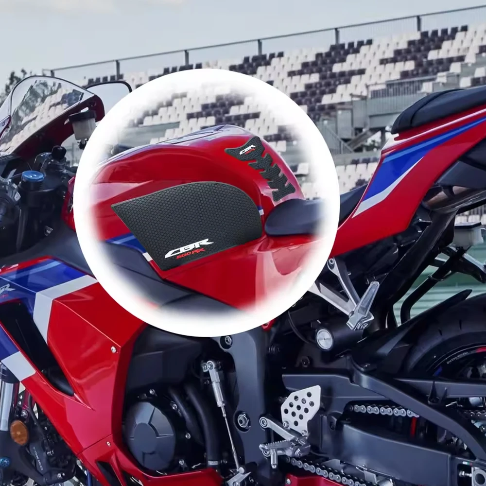 

For Honda CBR600RR HRC 2020 2026 - Side Fuel Tank pad Tank Pads Protector Stickers Decal Gas Knee Grip Traction Pad Tankpad