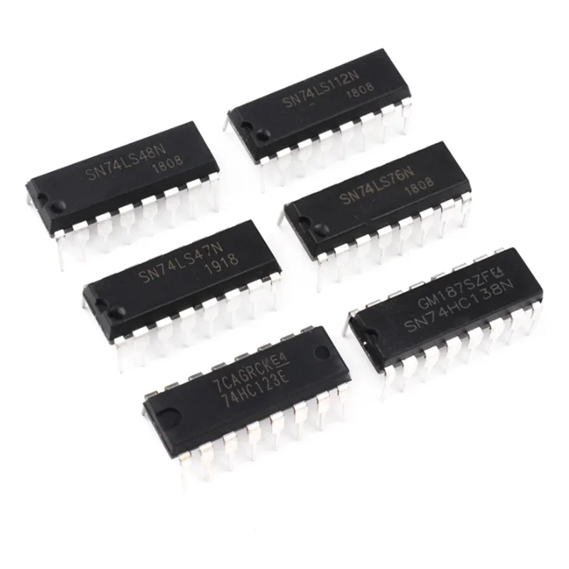 10PCS SN74LS42N 74LS47 74LS48N  74LS76N 74LS83 74LS85N 74LS112N 74LS123 74LS138N LS139N LS148N 74LS151 LS157N 74LS160N DIP16
