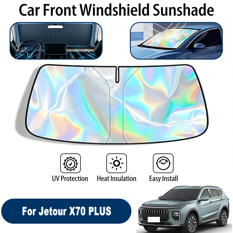 

Windshield Sun Shade For Jetour X70 PLUS Foldable UV Reflective Front Window Sun Protection Cover Accessories