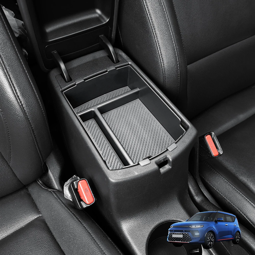 Per Kia Soul 2020-2025 Copertura del pulsante della finestra in fibra di carbonio Copertura del cambio dell'auto Console centrale Copertura dello sfiato superiore Scatola di immagazzinaggio LHD/RHD